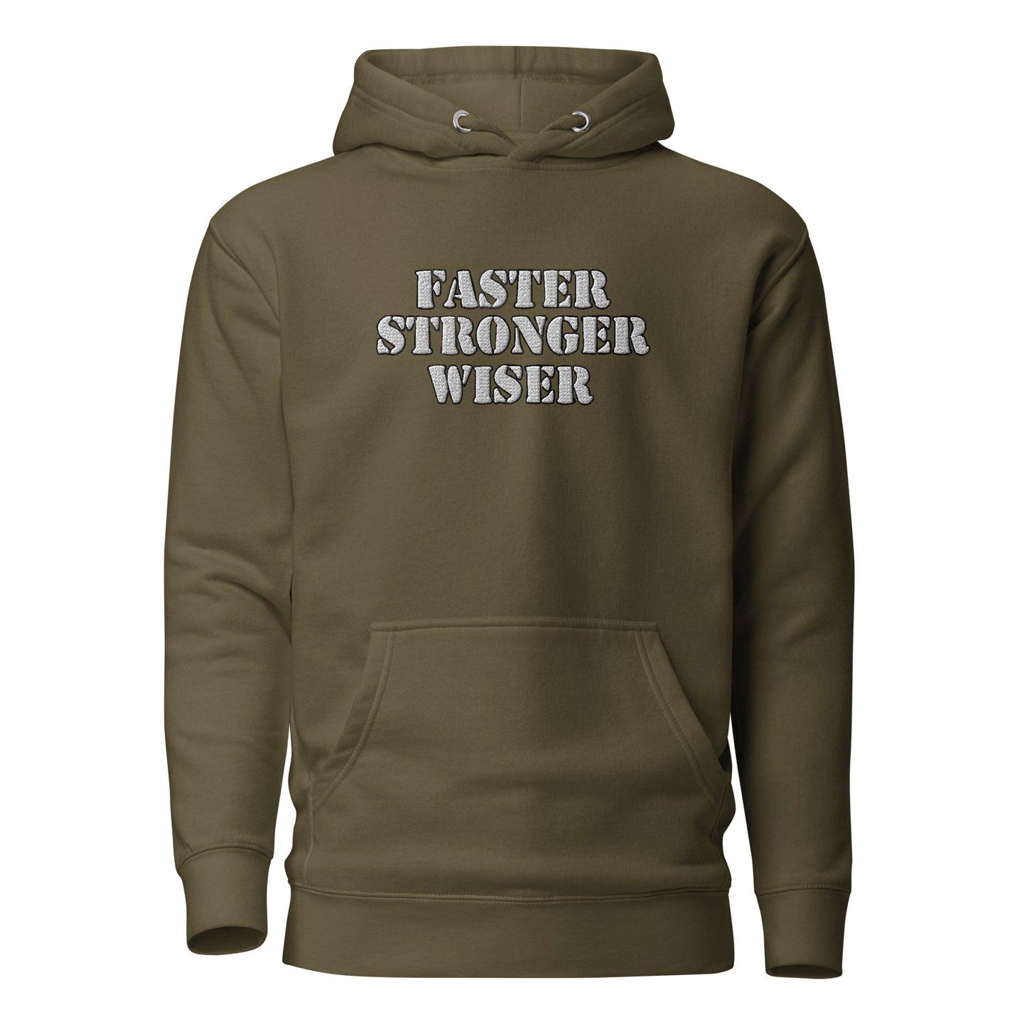 Faster Stronger Wiser Unisex Hoodie